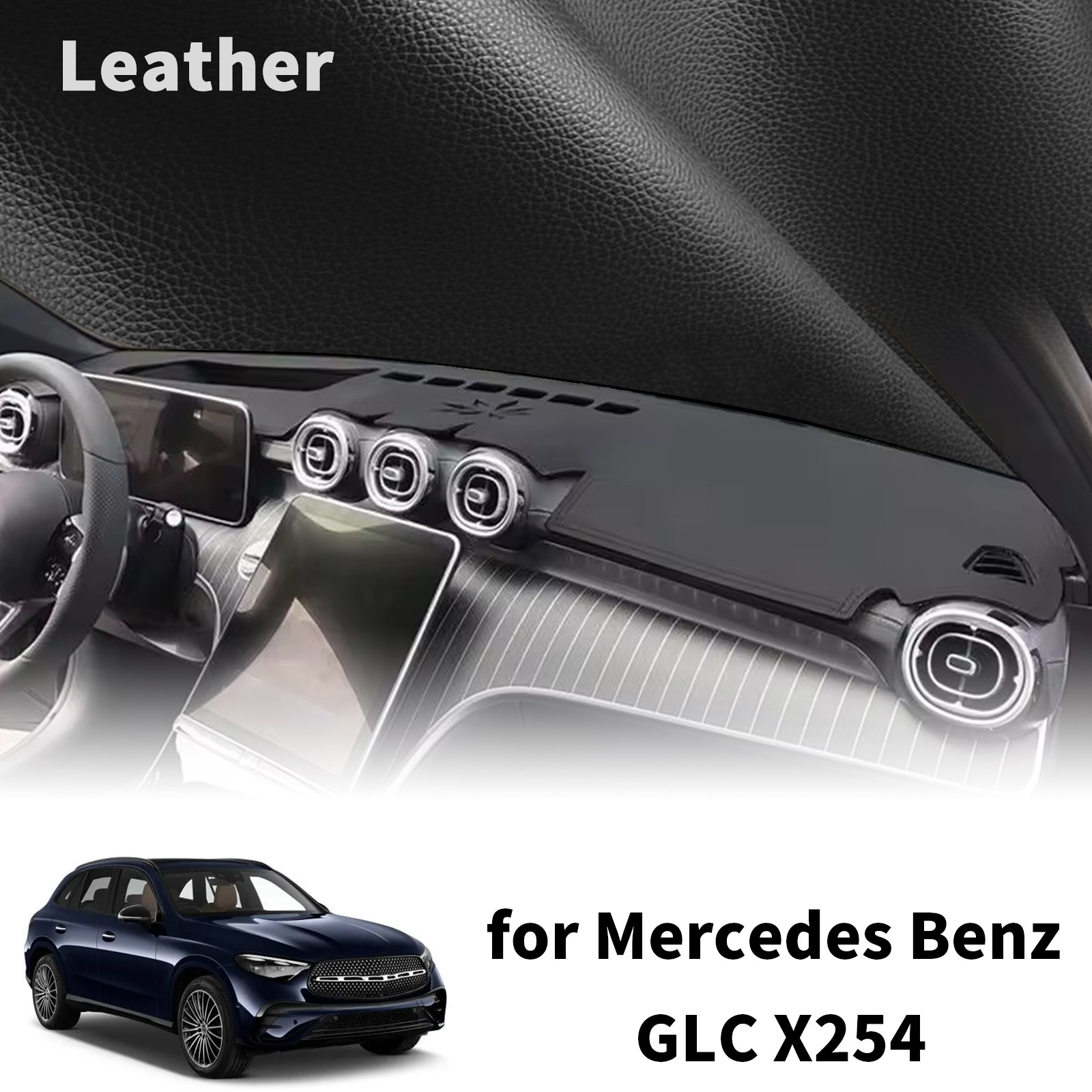 for Mercedes Benz GLC Class X254 glc300 glc260 amg 63 LHD Dashboard Pad dashmat