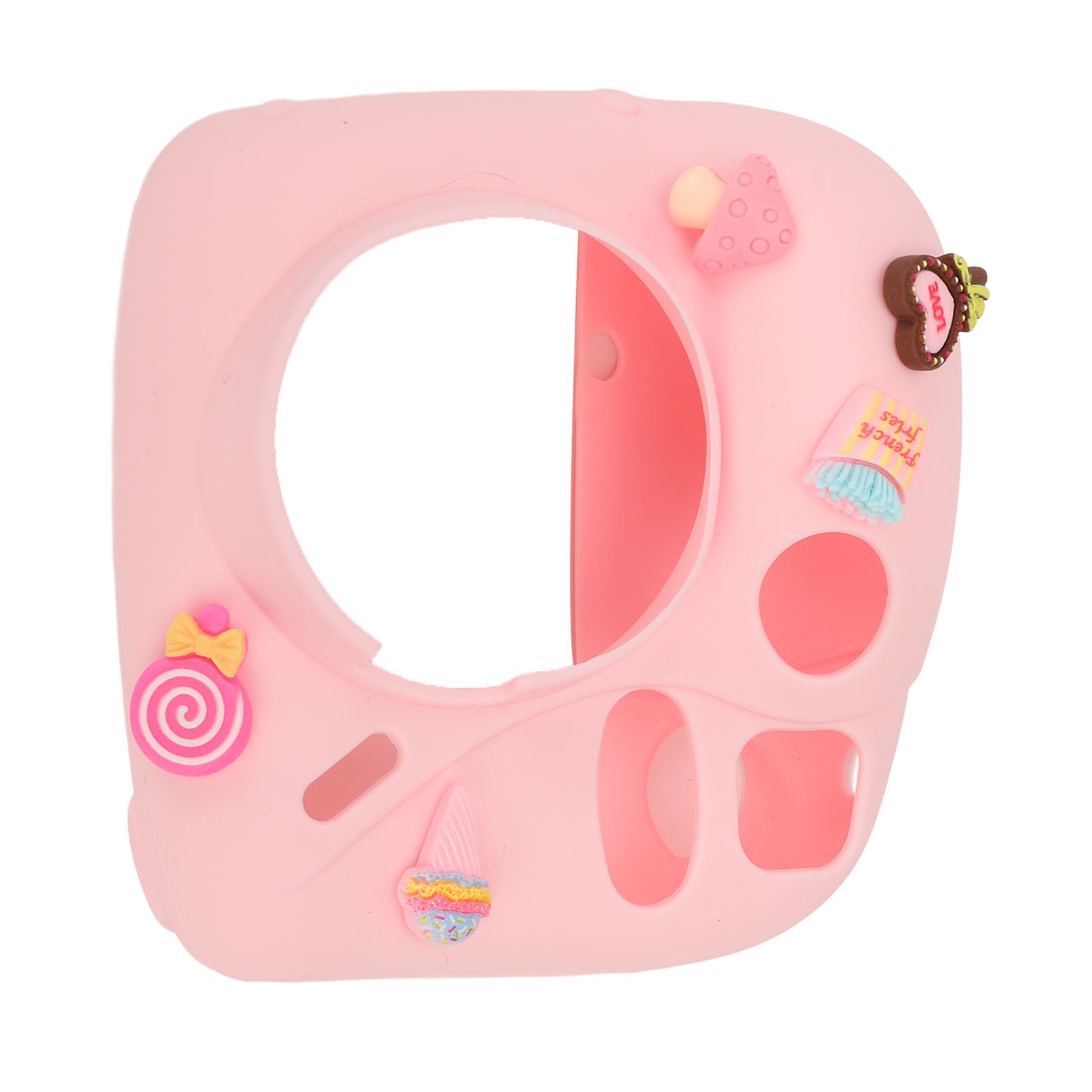 Instant Camera Cover With Shoulder Strap Soft Silicone Protective Case For