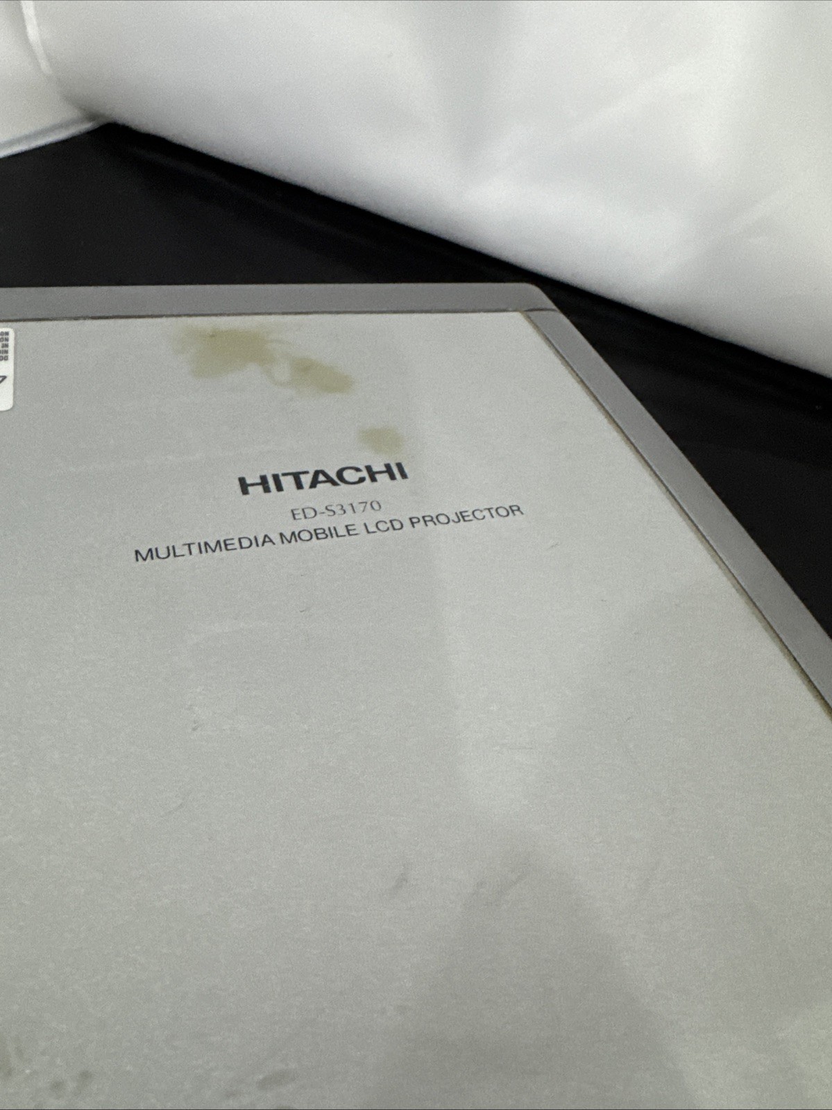 Hitachi CP-S317 Multimedia Mobile LCD Projector Unit Only Untested For Parts