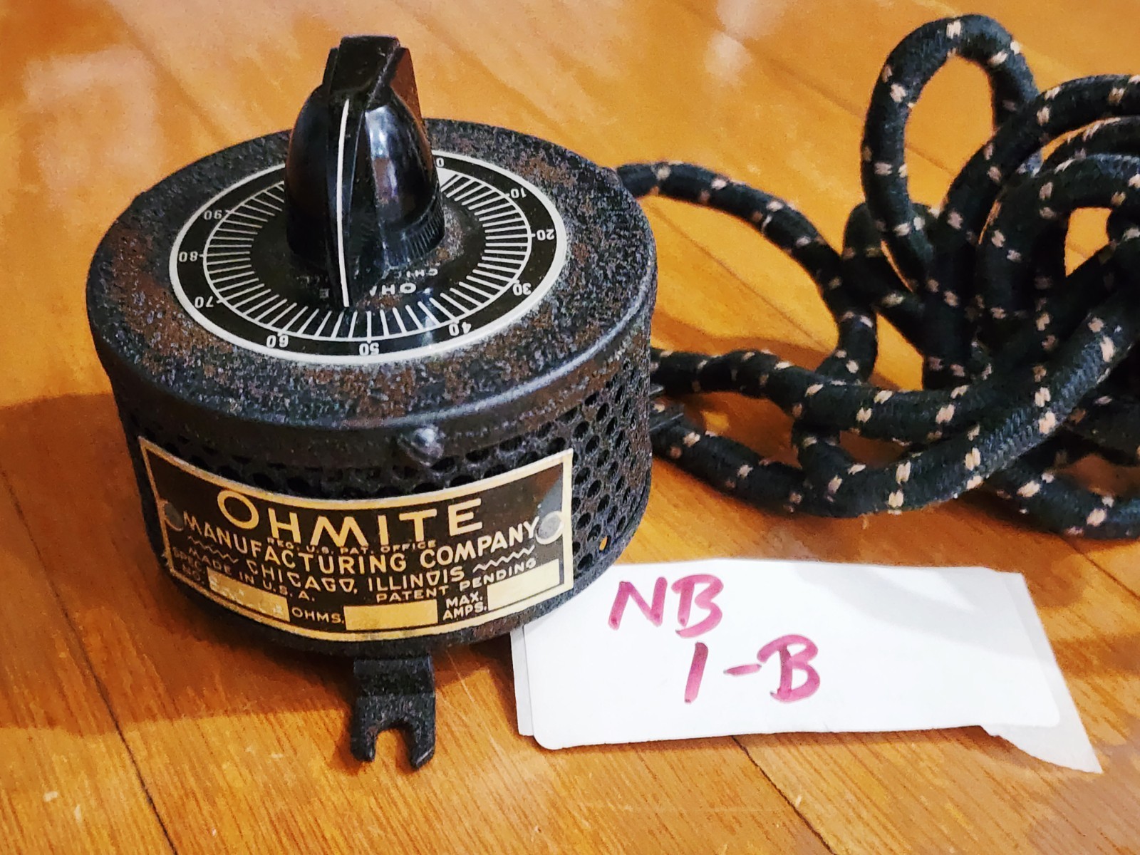 Ohmite SRC-65 Rheostat Variable Transformer Variac