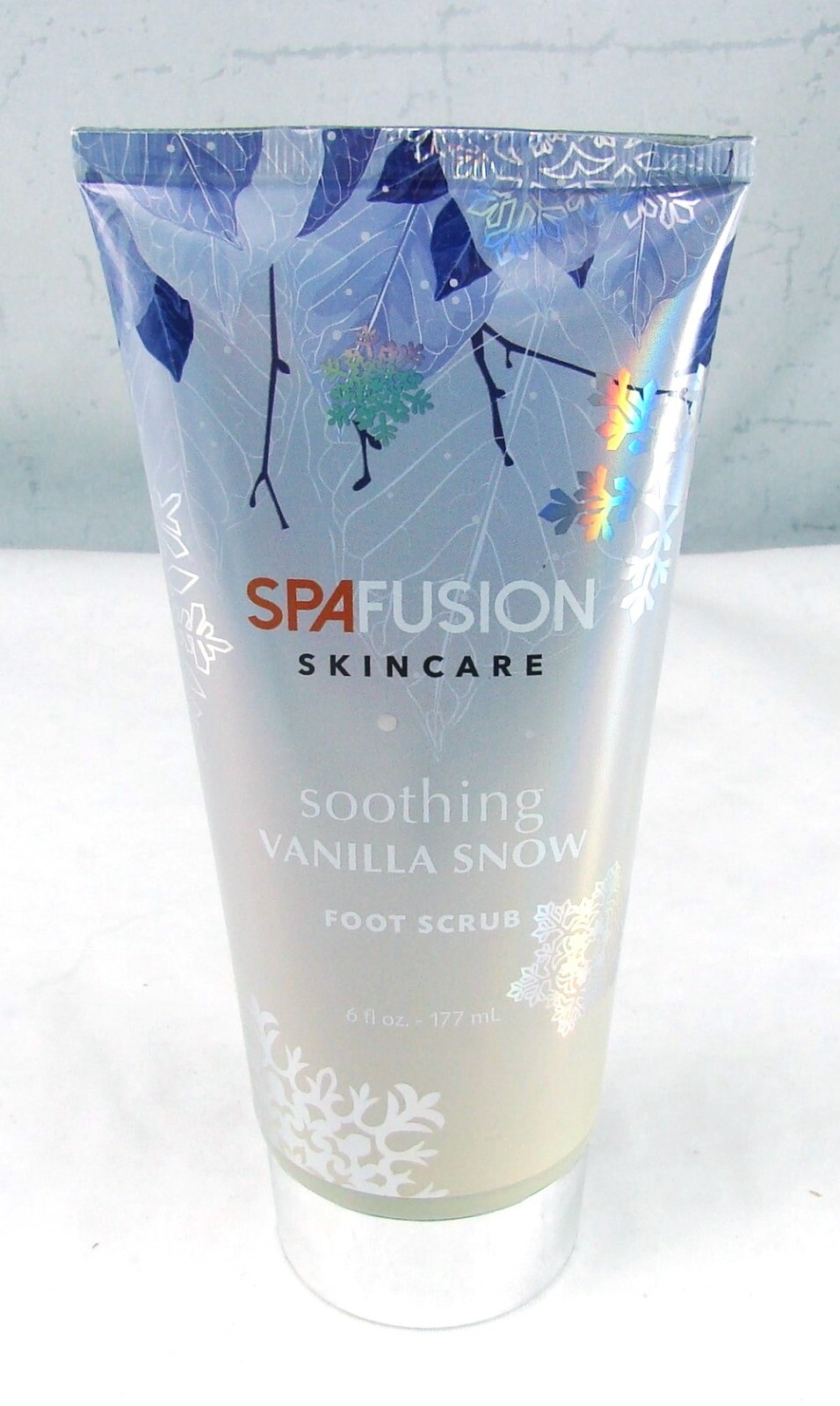 Spa Fusion VANILLA SNOW Foot Scrub 6 oz., 177 ml NEW NWOB