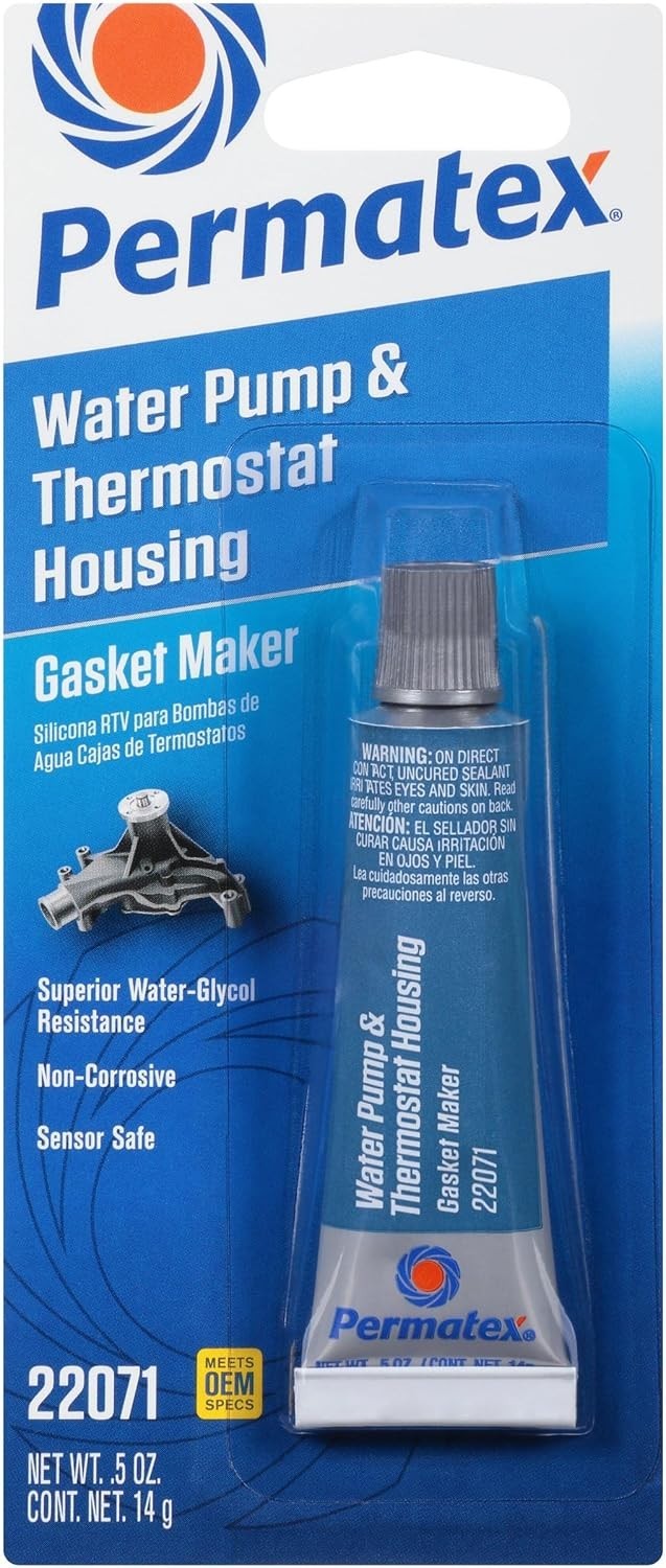 Water Pump and Thermostat RTV Silicone Gasket, 0.5 oz.