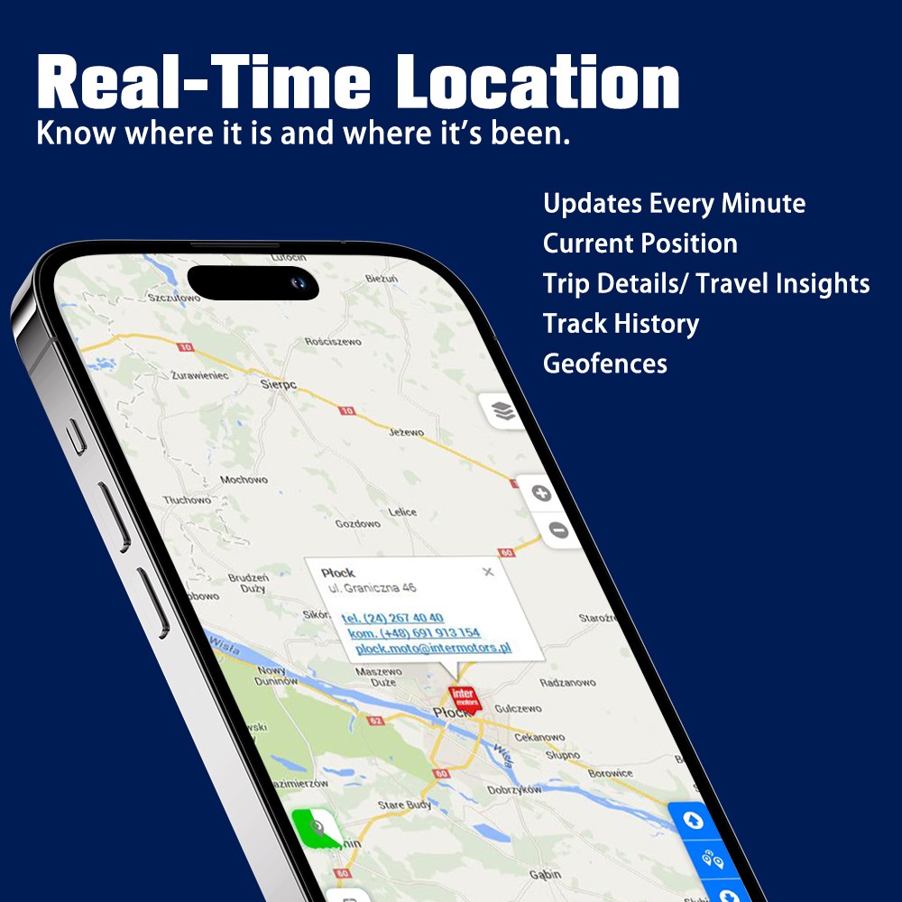 GT08 4G-LTE GPS Vehicle Tracking Device Support Android & IOS APP Low Monthly