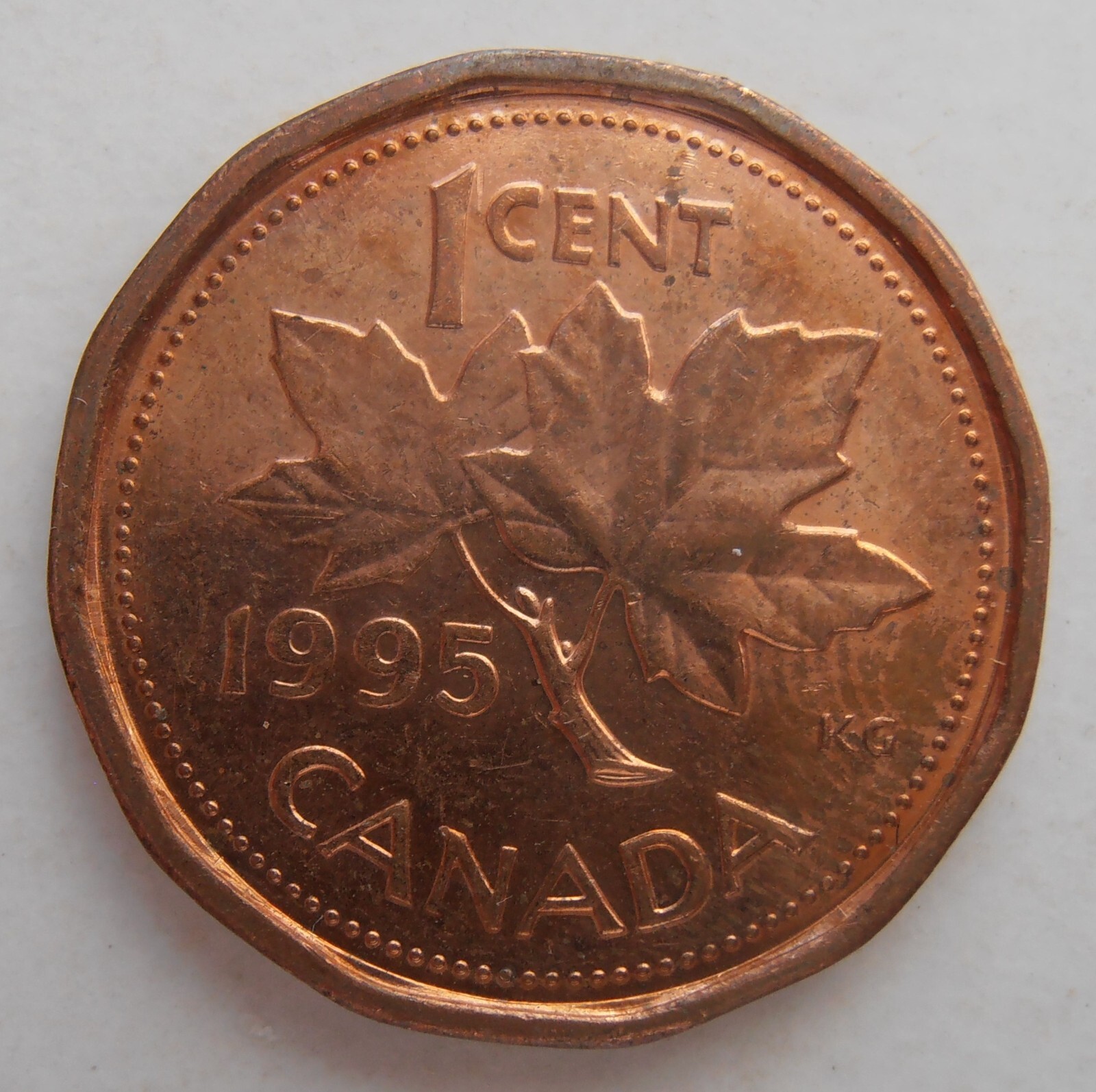 CANADA 1 CENT 1995