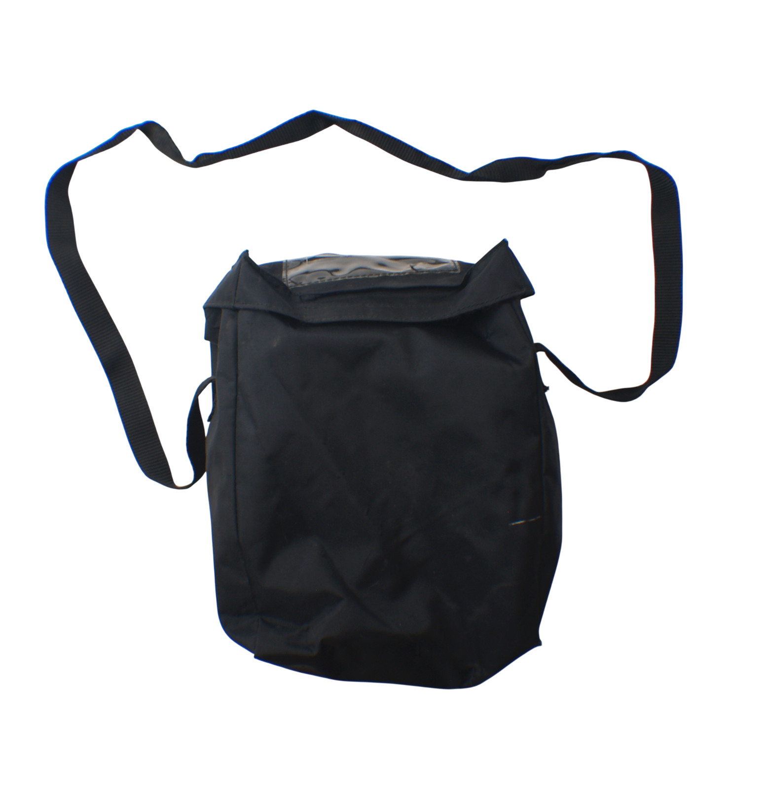 British Black Shoulder Haversack Bag Military Surplus Army Police Tactical