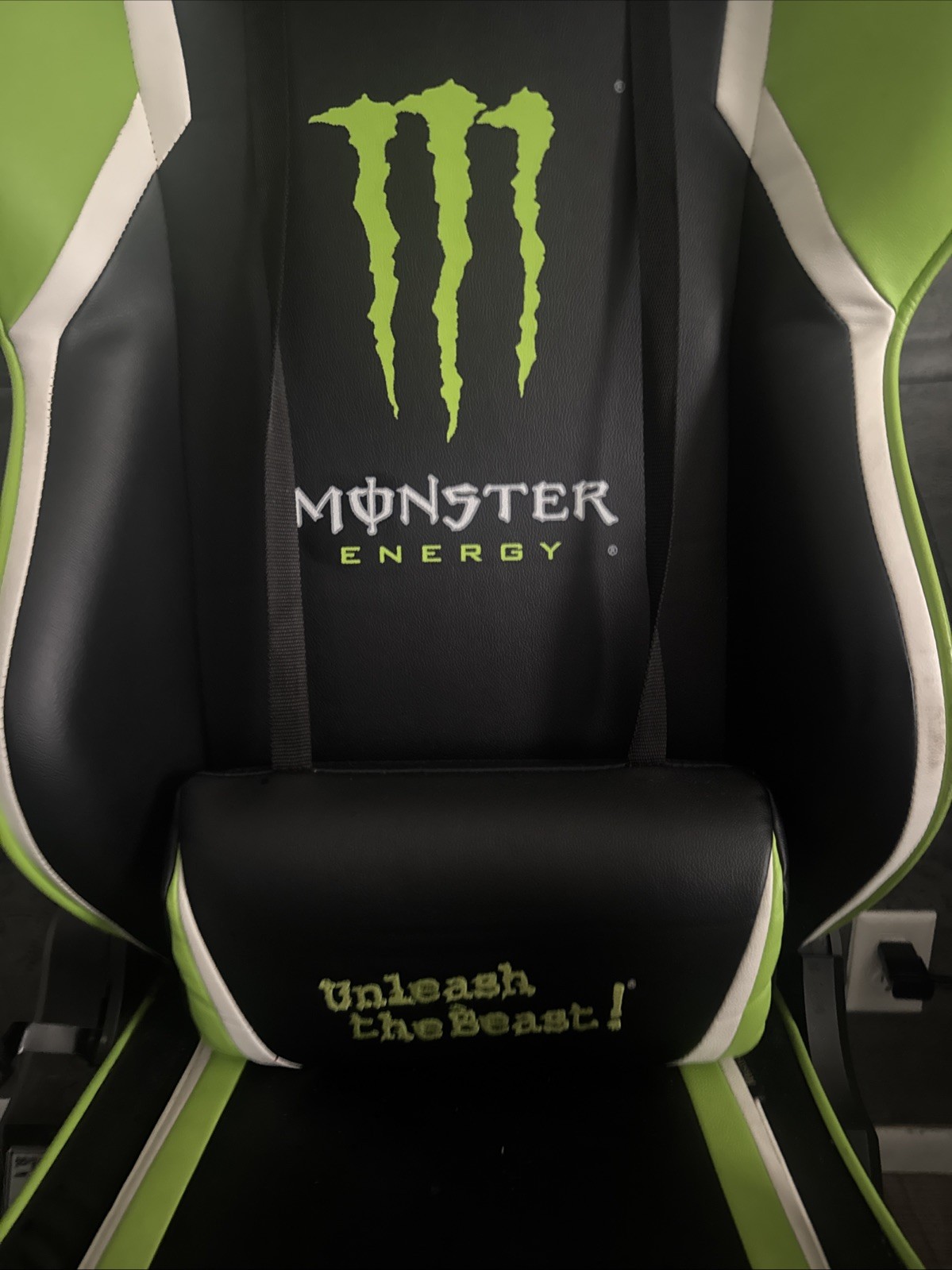 Monster Energy Gaming Chair In Great Condition Green And Black!! Get Urs Now