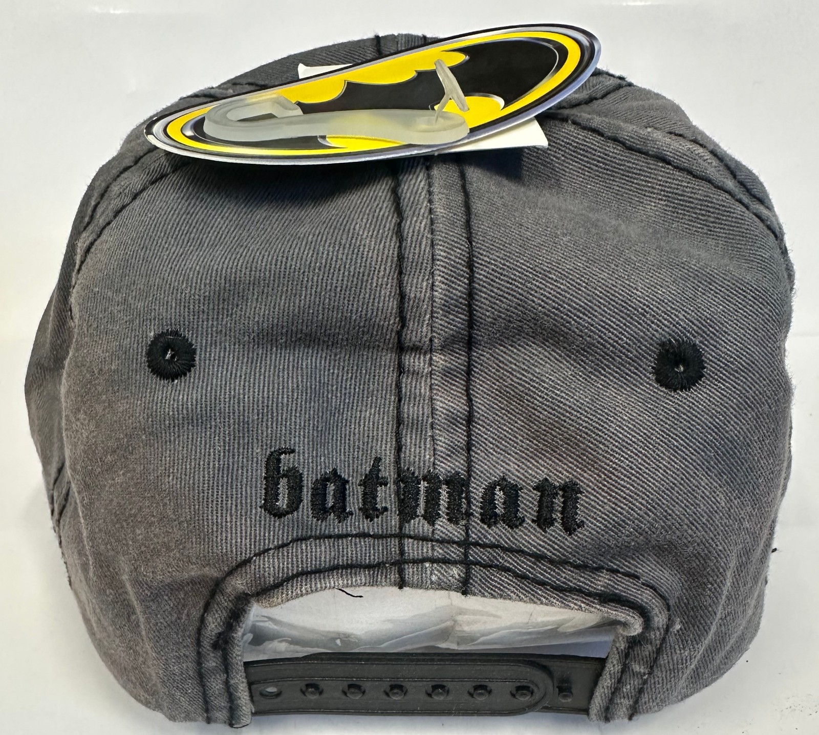 Baseball Cap - DC Comics - Batman Gray Snapback Adjustable Back NEW