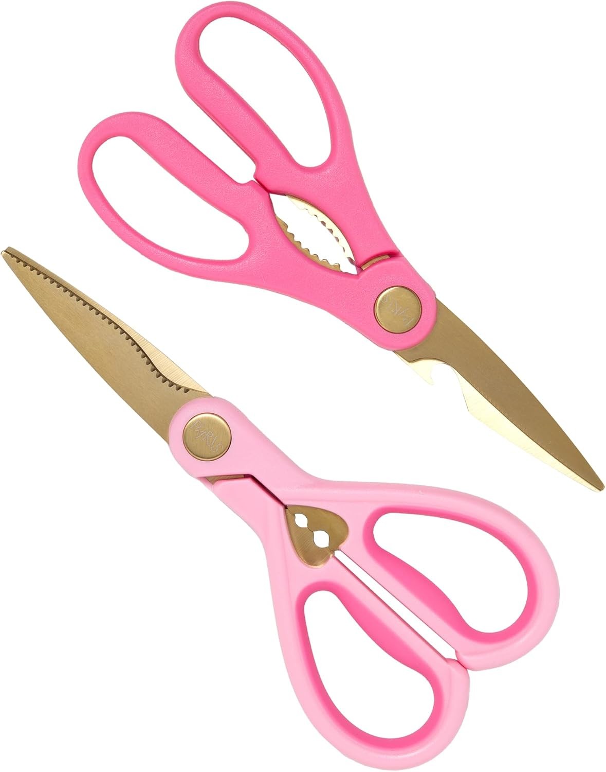 All Purpose Kitchen Shears, Premium Stainless Steel Blades with Ergonomic Soft