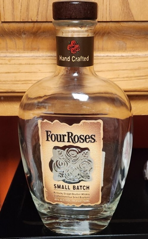 FOUR ROSES Small Batch Kentucky Straight Bourbon Whiskey Bottle 750 ml (EMPTY)