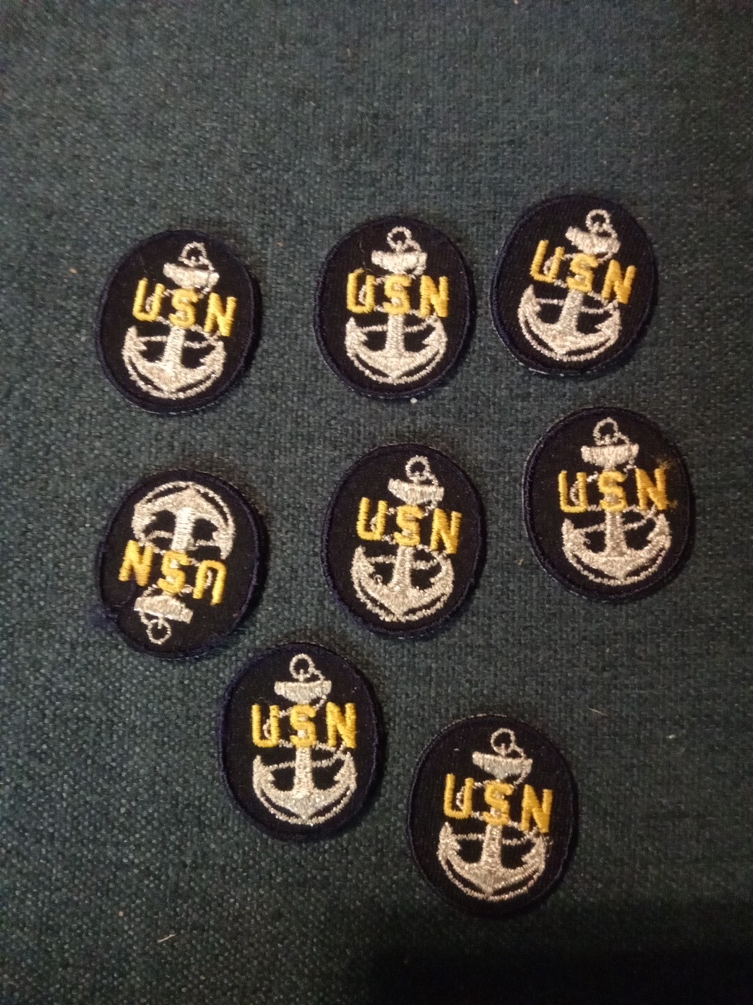 Vintage US Navy  Patches , Eight
