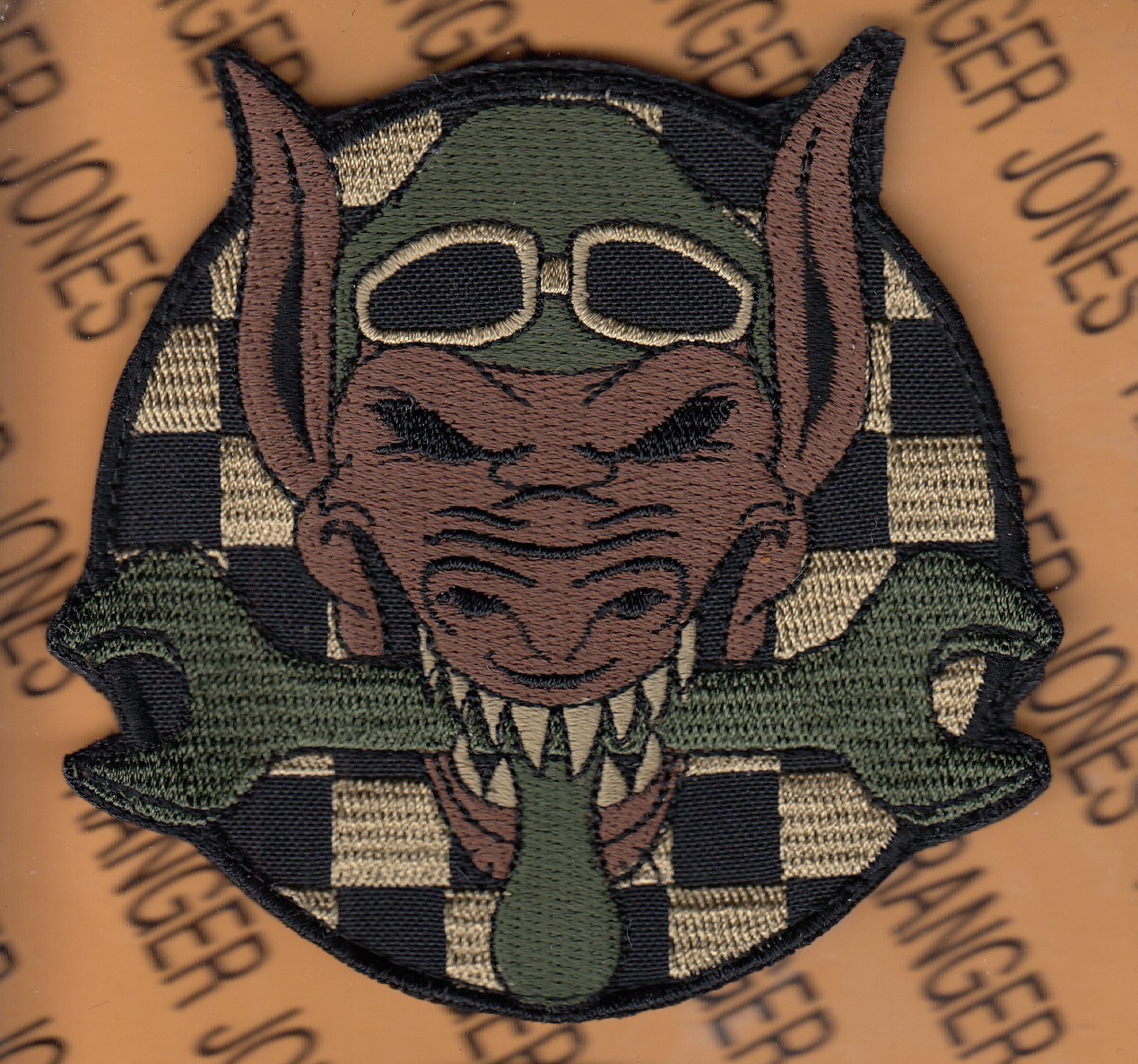 USAF Air Force 36th Fighter Sq FS Fiends MXS ~3.75" OCP patch w/ HOOK c/e