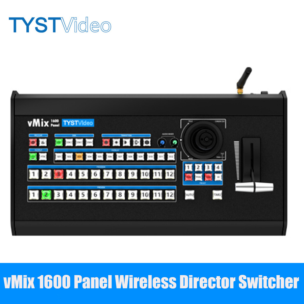 TYST vMix 1600 Panel Wireless Director Switcher for Live Streaming Broadcast REC