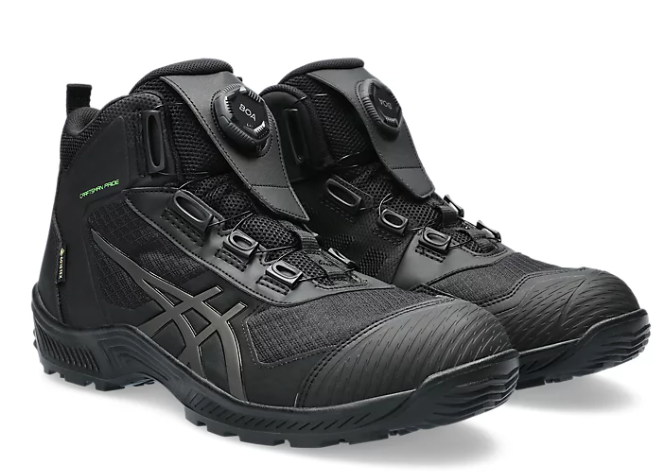 ASICS WINJOB CP604 G-TX BOA 1273A084 001 Black GORE-TEX 3E Safety Shoes Unisex