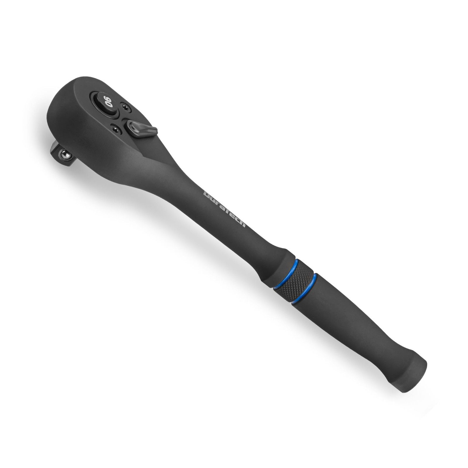 DURATECH 3/8-Inch Drive Ratchet Wrench, 90 Tooth Reversible 3/8“ Drive, Black