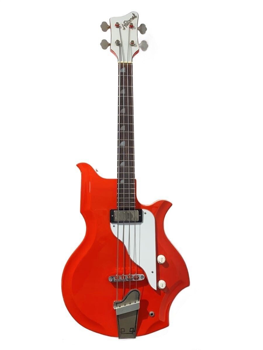 National Electric Bass Guitar Newport Mod Semi Hard Case Body Separately Used