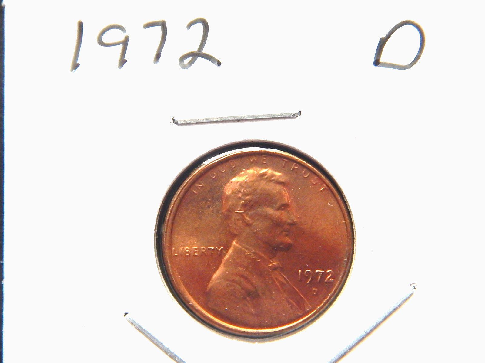 1972 (D) Lincoln Penny