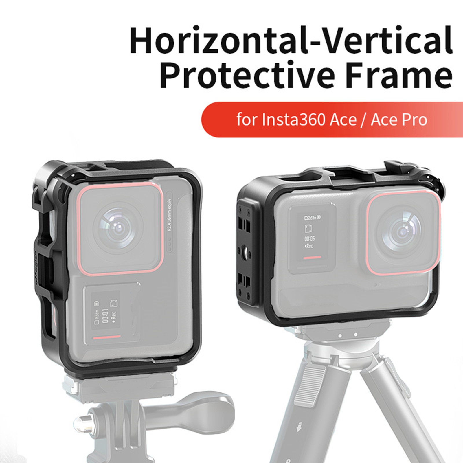 For Insta360 Ace/Ace Pro Camera Plastic Housing Frame Case Protector Hot