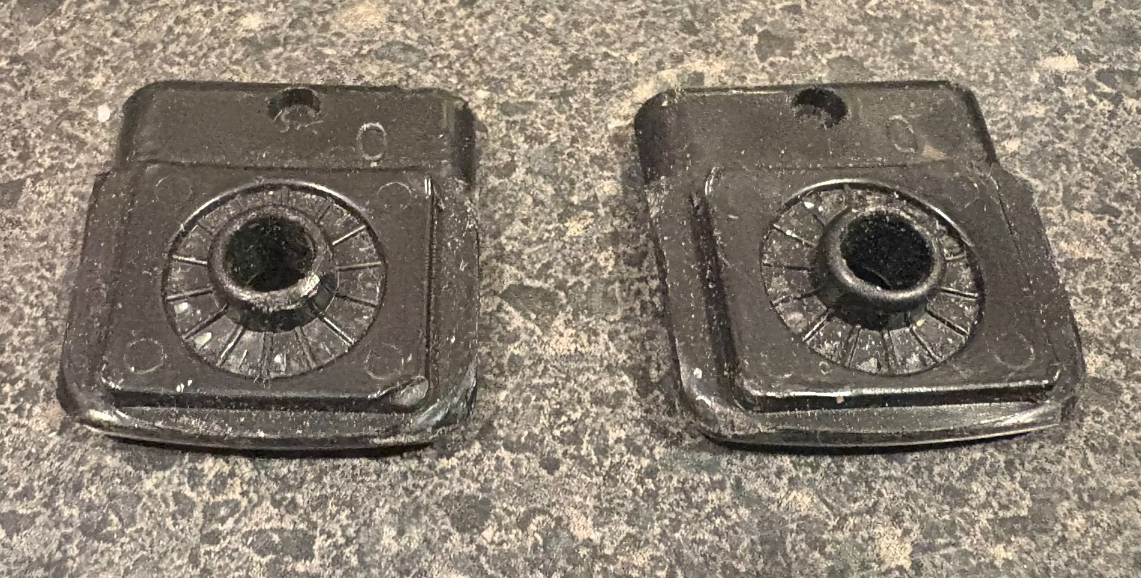 Hotronic black Boot Shell Mount Brackets ONLY No Hardware