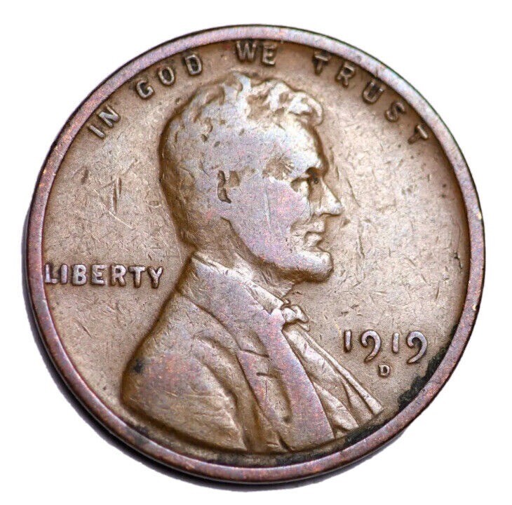 1919-D Better Lincoln Cent Wheat Penny “Best Value On eBay “ FAST FREE SHIPPING!