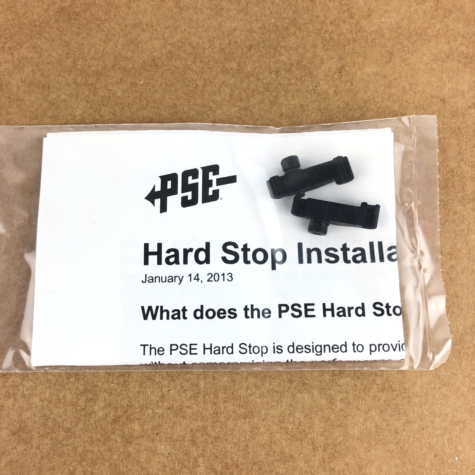 PSE Hard Stop Part# 01218 Kit (Will Fit Most PSE Cams That Takes Draw Stops)