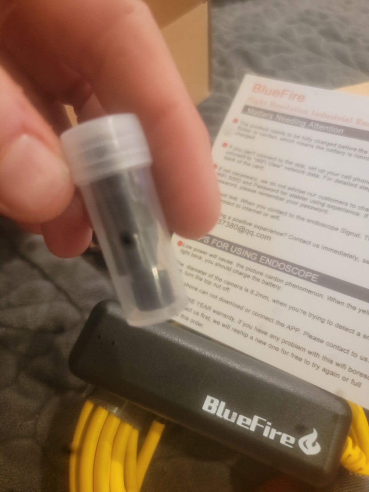 wireless endoscope inspection camera Bluefire