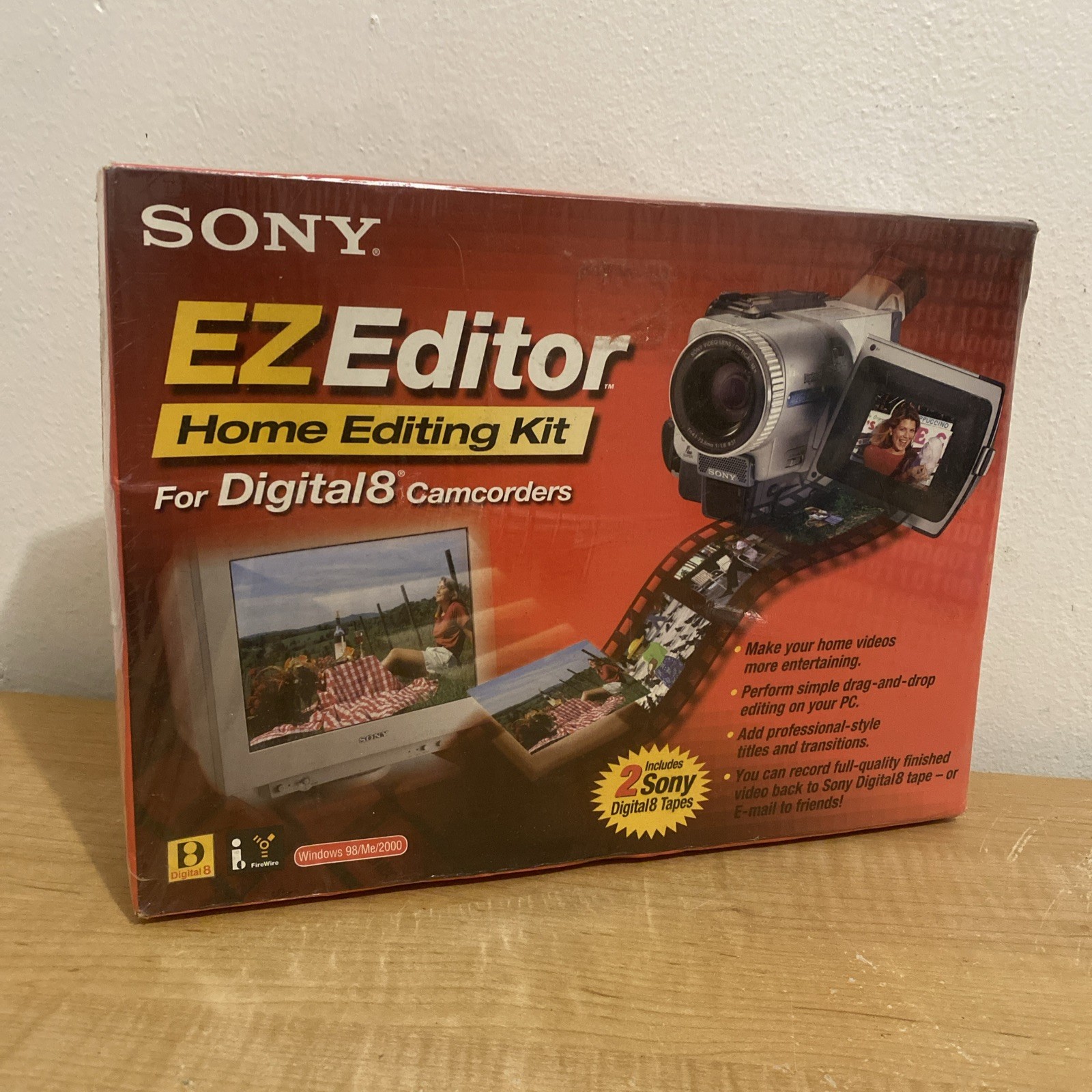 Sony EZ Editor Home Editing Kit For Digital 8 Camcorders Windows 98 ME 2000 NEW