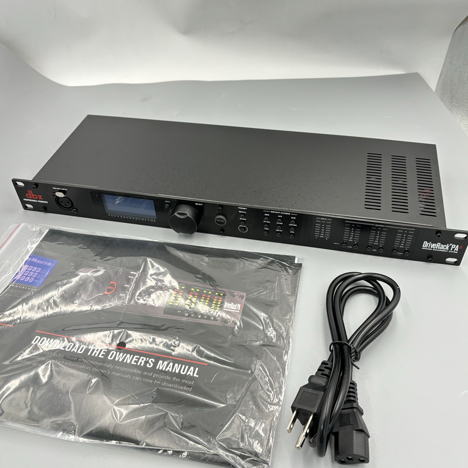 New DBX DriveRack PA2 Complete Loudspeaker Management SystemPA2 US Delivery Fast