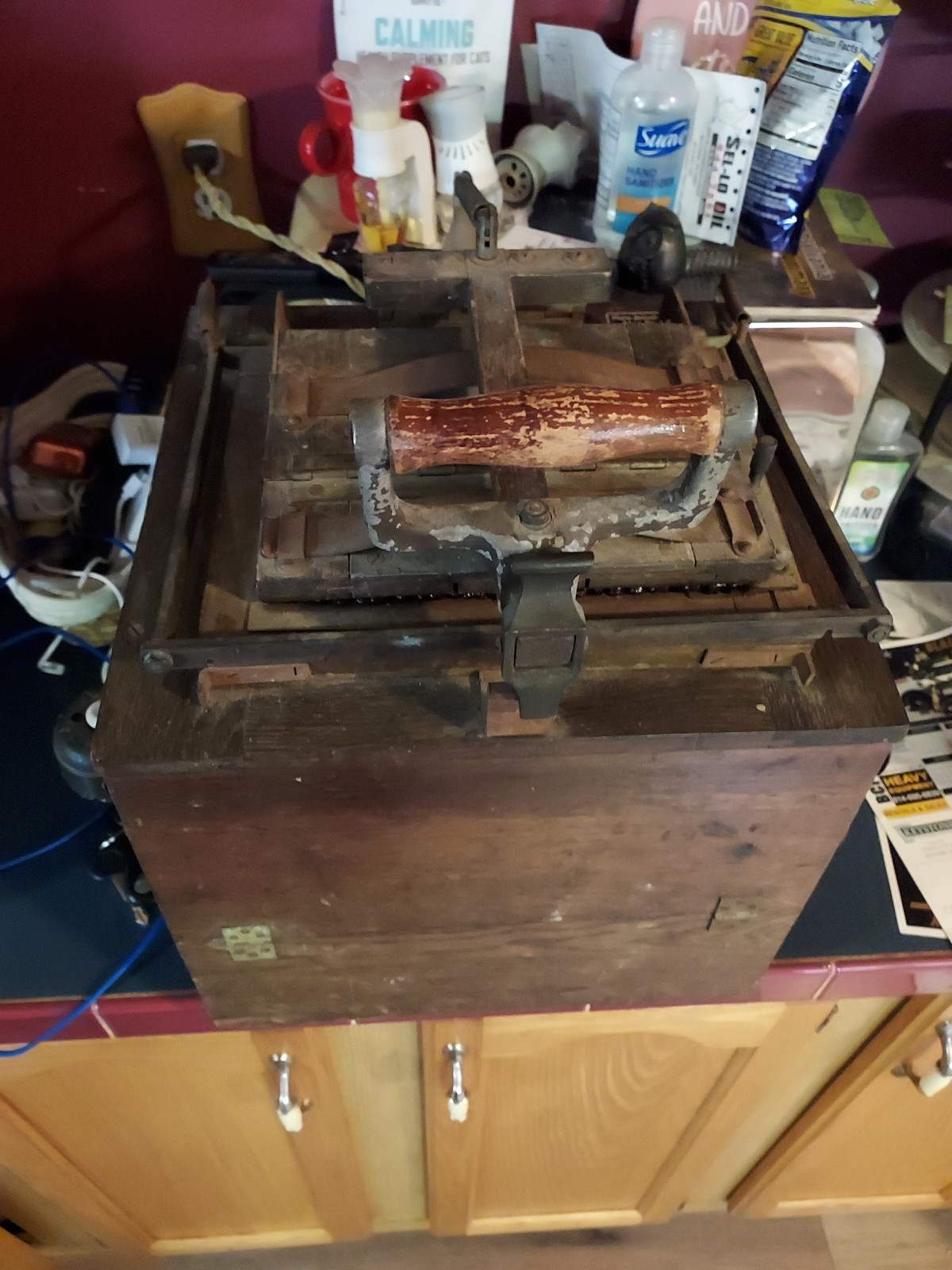Antique Wooden Light Box Camera Film Photo Developer Vintage Darkroom Ansco
