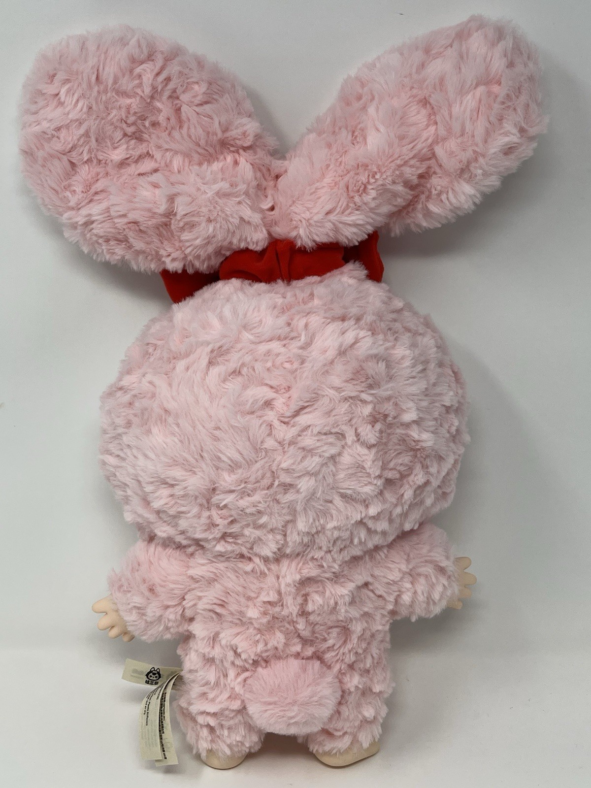 BB3 Baby Three 400% Big Baby Plush Doll Pink Bunny Red Bow Boba Eyes Rare No Box