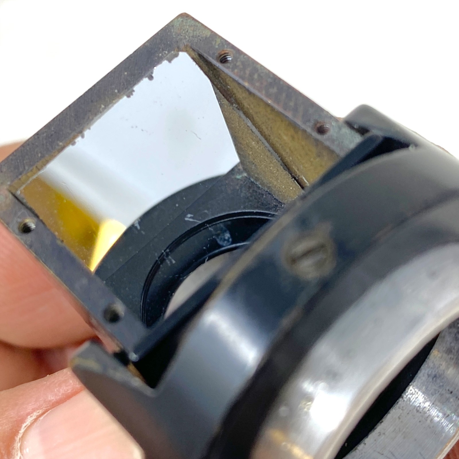 Leitz Wetzlar Microscope 90 Degree Projection Mirror Made in Germany