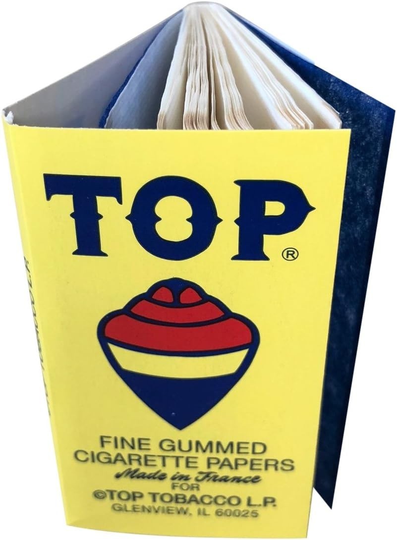 Top Rolling Papers Fine Gummed Cigarette Papers (24 Booklets)
