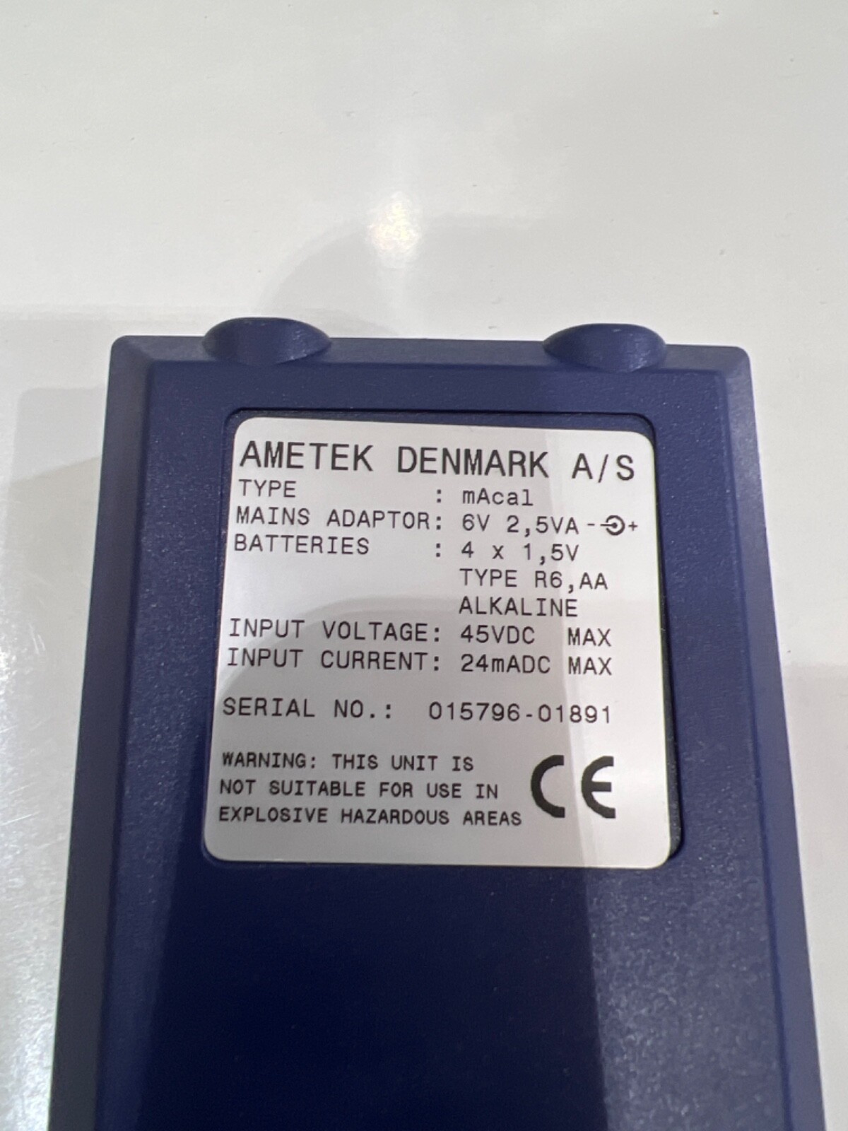 Ametek Jofra mACAL Loop Calibrator