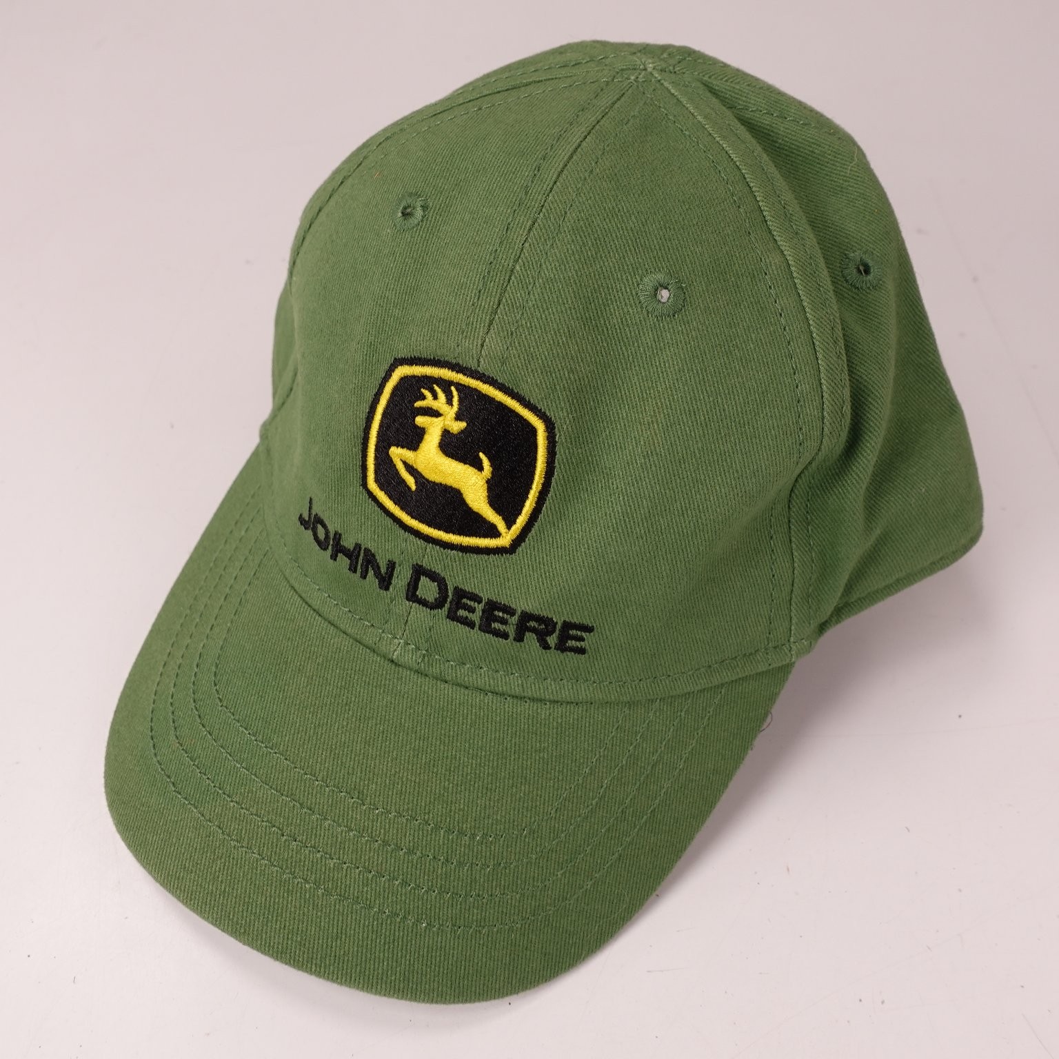 John Deere Boys Hat Green Cotton Adjustable Baseball Cap