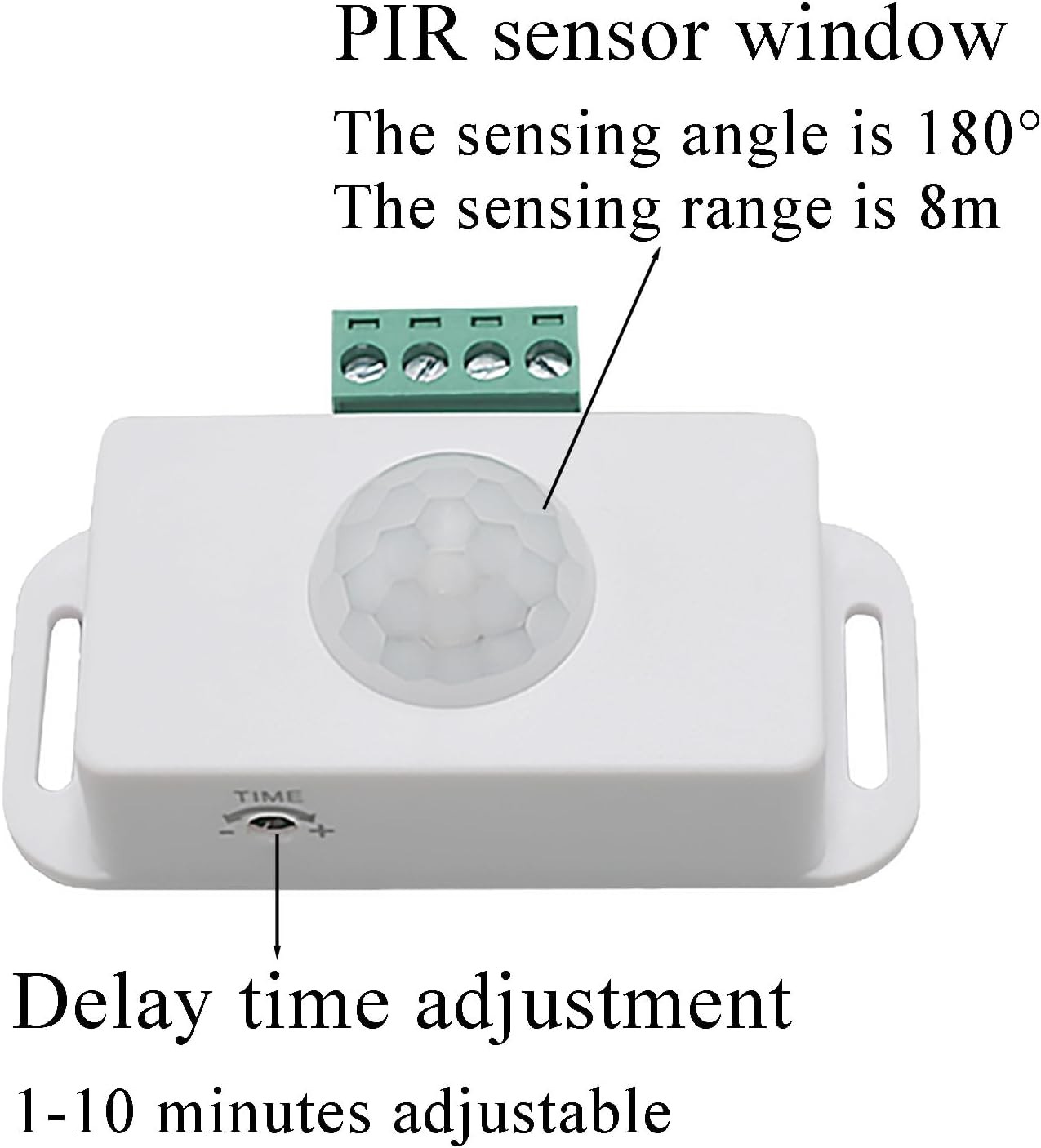 12V 24V PIR Sensor Adjustable Infrared Motion Detector Motion Sensing Light S...