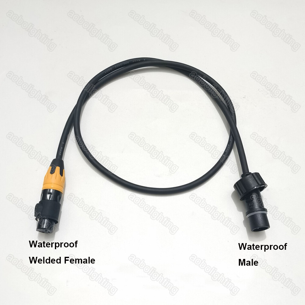 Waterproof LED Par stage lights soldering DMX signal Cable DJ Disco Party Show