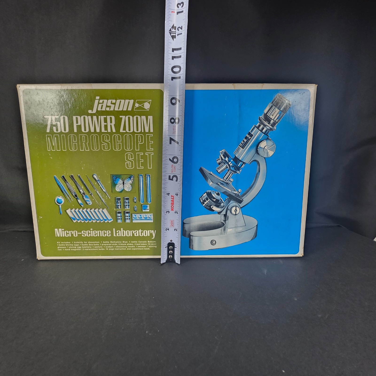 Vintage Jason 750 Power Zoom Microscope Set