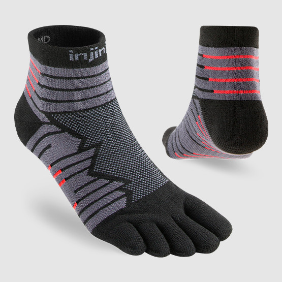 NEW Injinji Ultra Run Mini Crew Socks