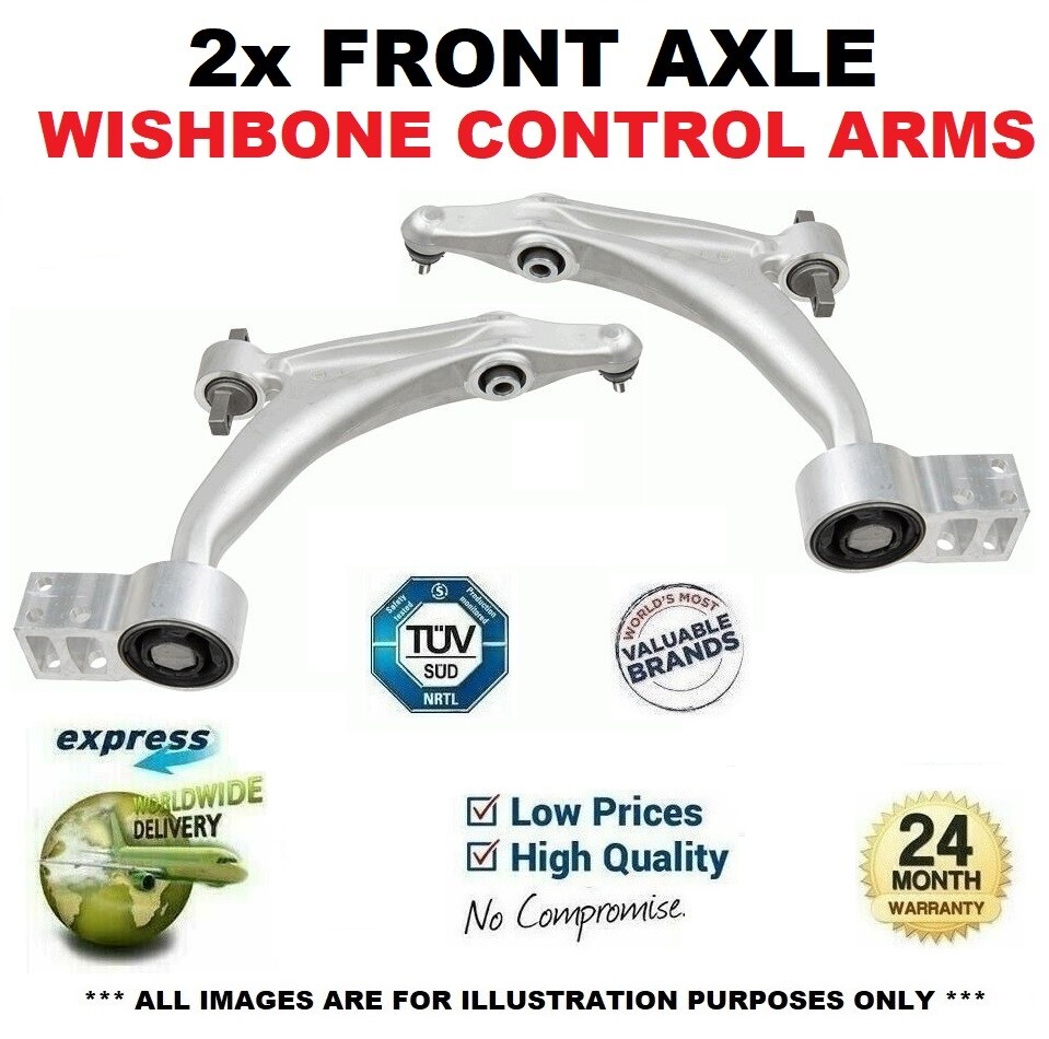 2x FRONT Axle Lower CONTROL ARMS for ALFA ROMEO 159 2.4JTDM 2007-2011