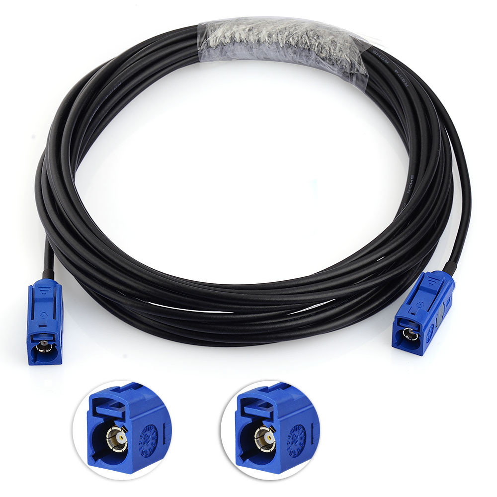 GPS Antenna Fakra C Female to Female Extension Cable 50cm For AUDI Q7 A4 A8 BMW