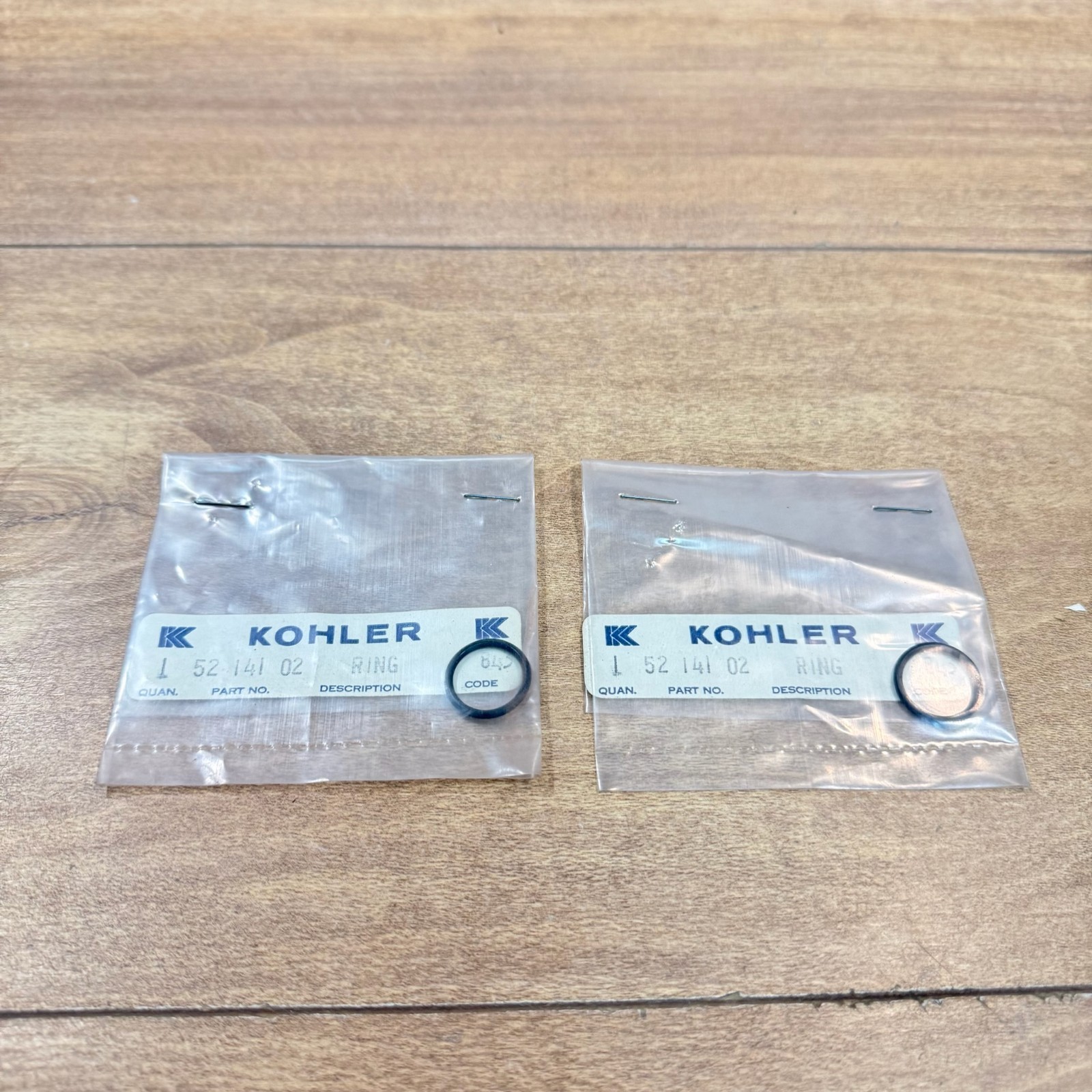 New KOHLER OEM NOS RING / QTY: 2 / 52-141-02