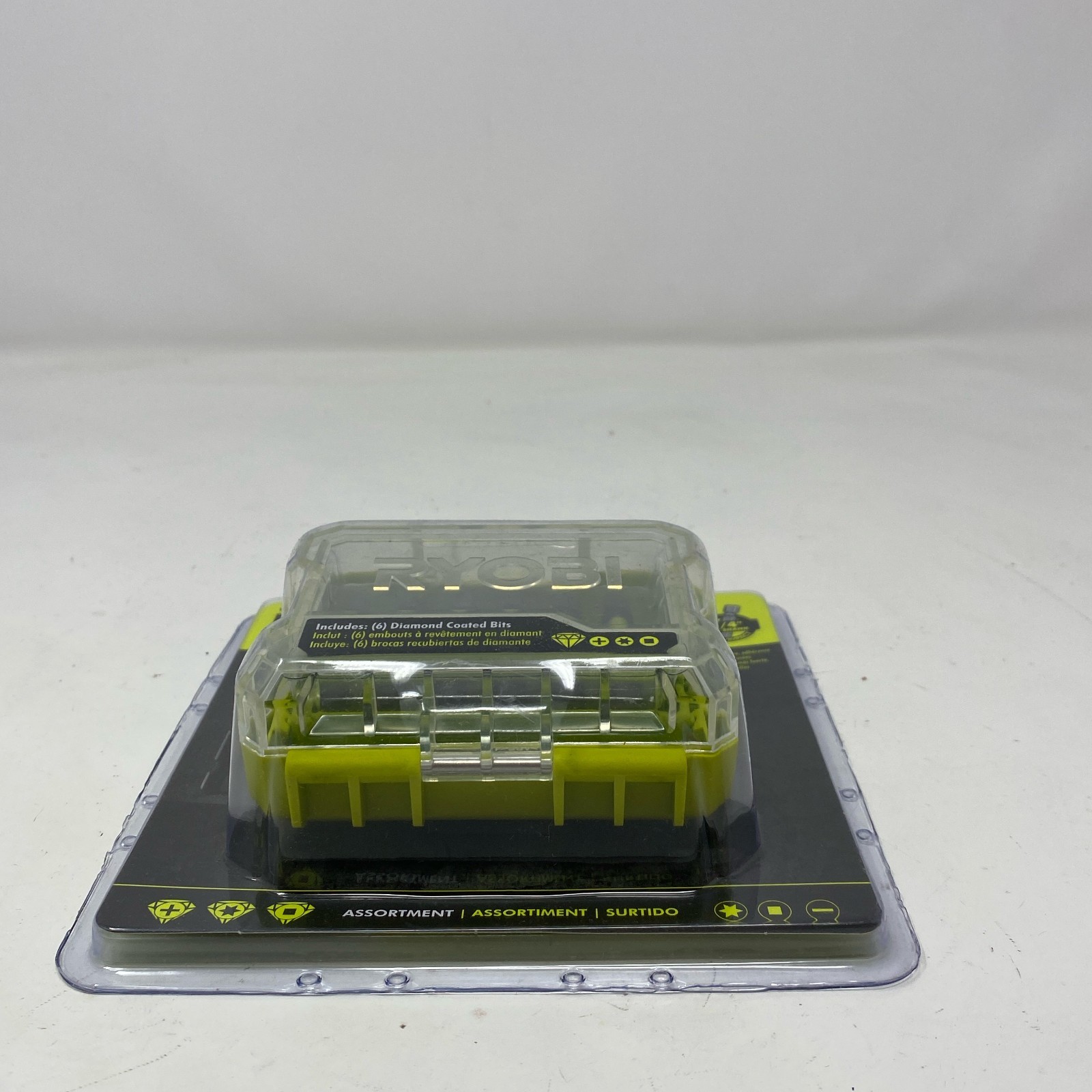 Ryobi 12-Pc 2" Diamond Grit Impact Driver Bit Set - Green