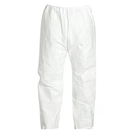 Dupont Ty350swhlg005000 Disposable Pants, Tyvek(R) 400, 1.2 Oz/Sq Yd, Serged,