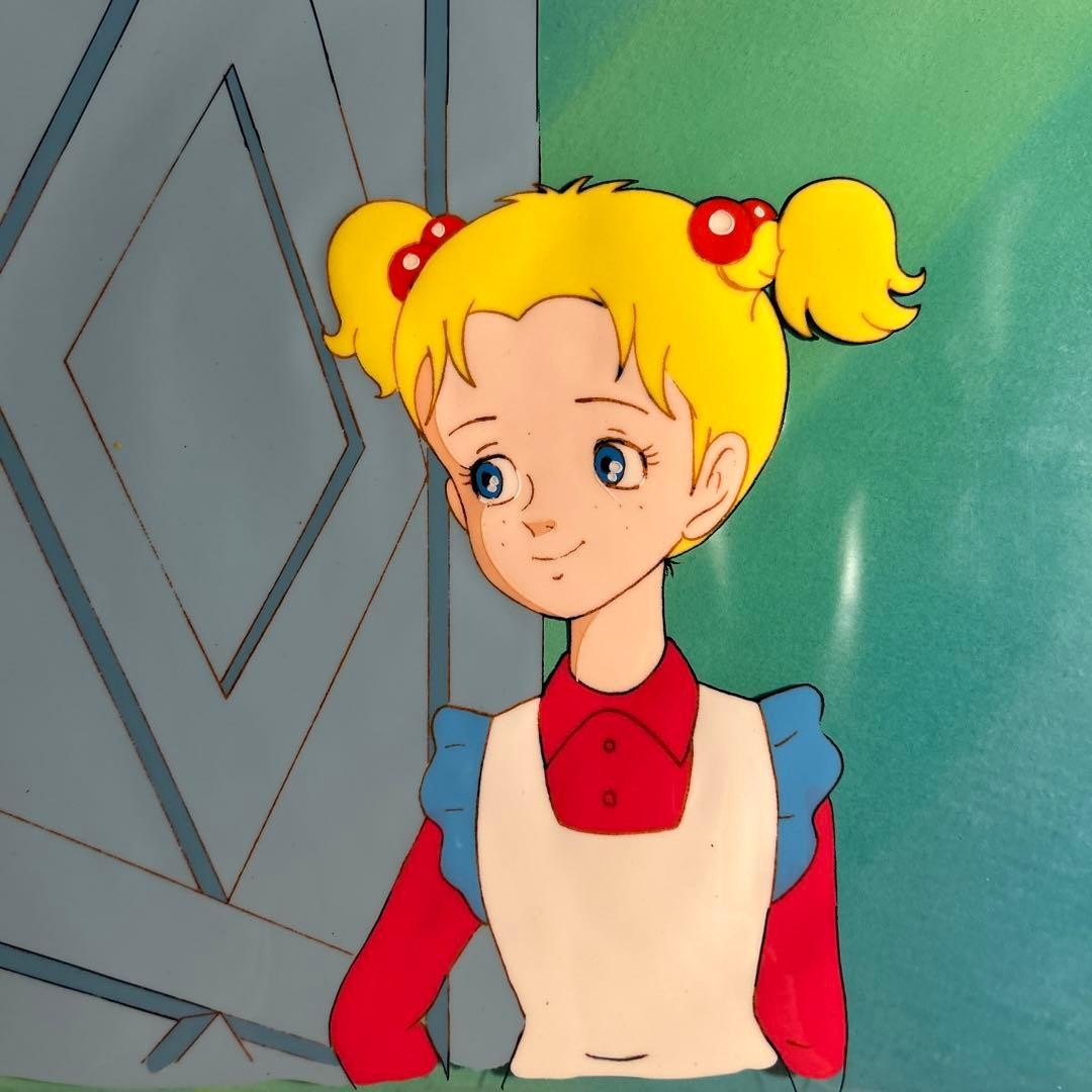 Hello! Sandybell Cel Art w/ Background Animation Cel - Anime Design