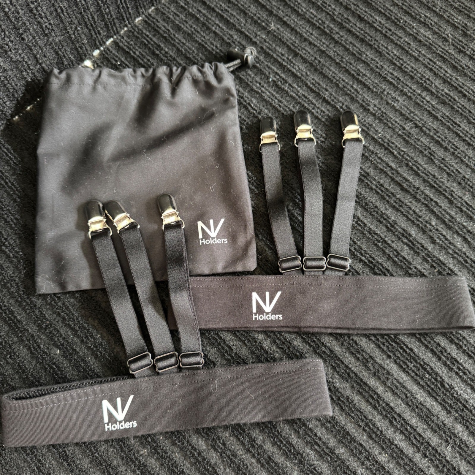 NV HOLDERS: S-Holder - Premium Shirt Stays, Shirt Holders, Shirt Garters, Shirt