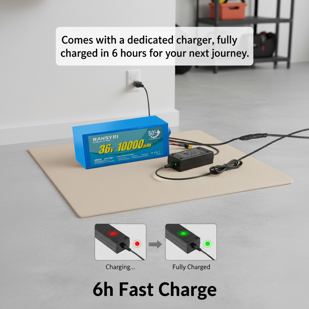 New 36V 10AH lithium Battery