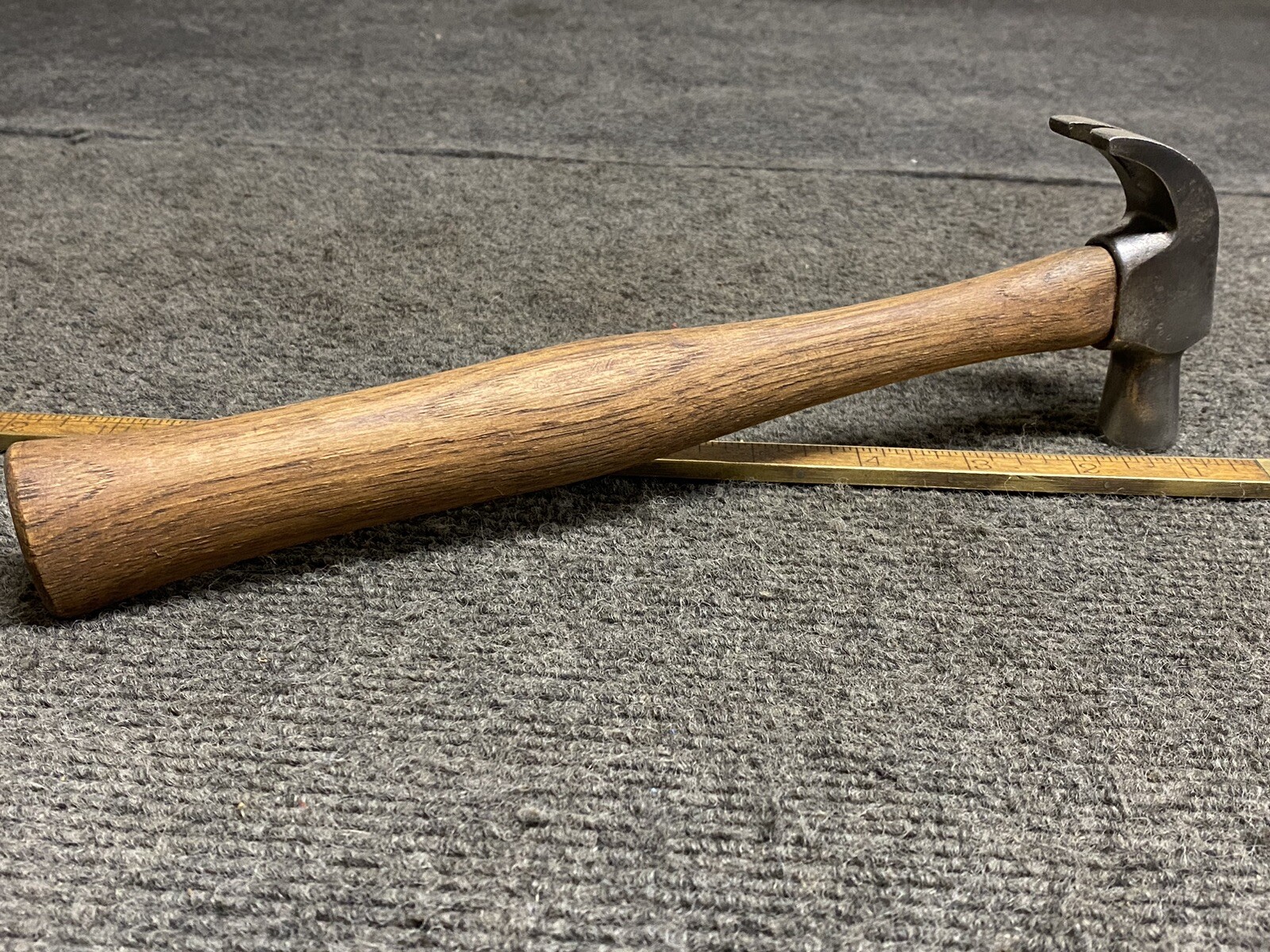 Vintage 7 Oz English Pattern Curved Claw Hammer Unbranded