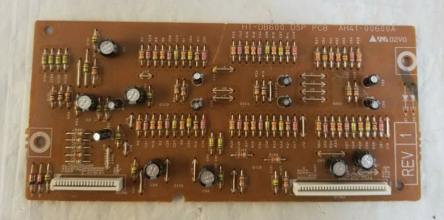 SAMSUNG HT-DB600 DVD Home Theater System DCOM RESISTOR PCB BOARD Working