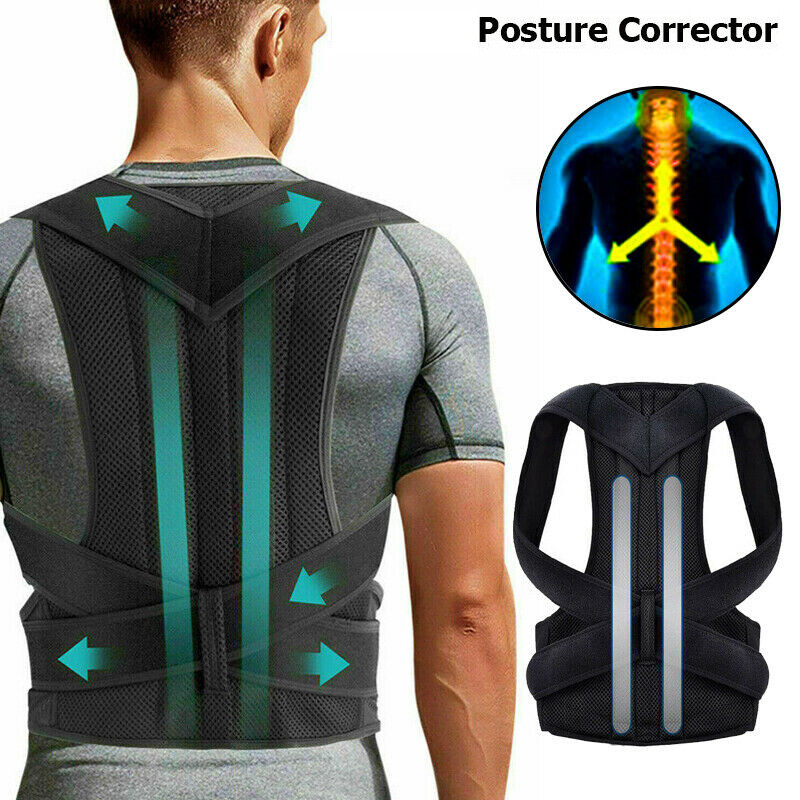 Orthopedic Posture Corrector Back Shoulder Support Correct Brace Belt Men Women