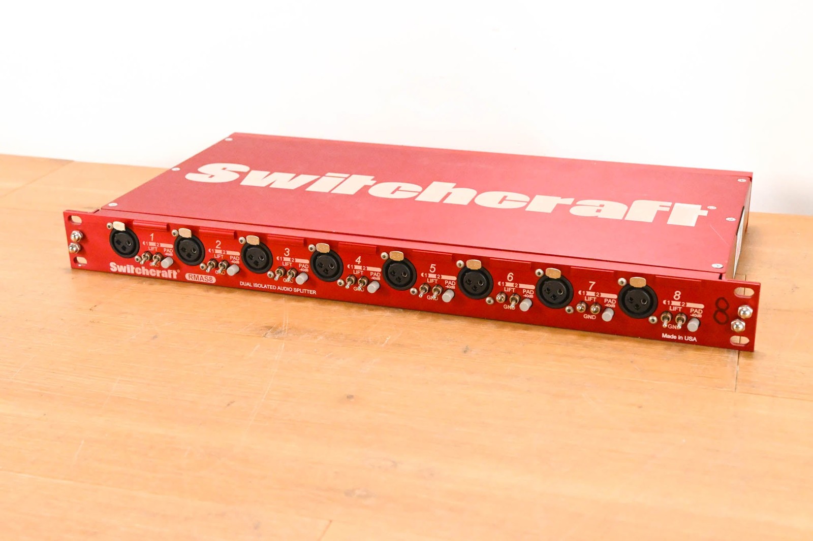 Switchcraft RMAS8 8-Input 3-Way Splitter CG01X6V