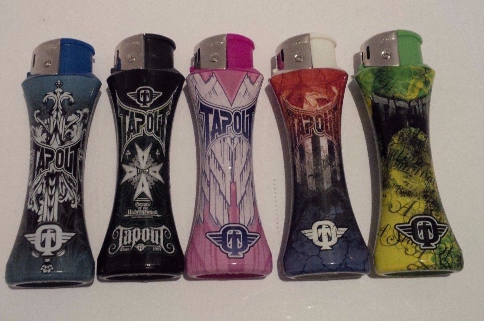 5 TAPOUT CURVE LIGHTERS /Electronic Refillable Lighter (Without Gas)
